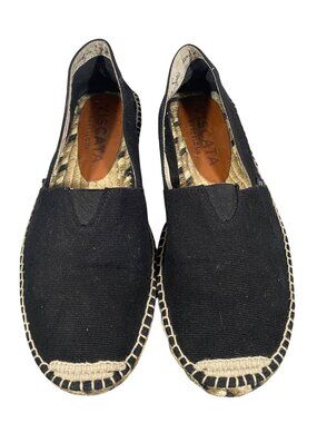 Viscata Barcelona Black Canvas jute Espadrilles Slip-On Comfort Shoes EU 40